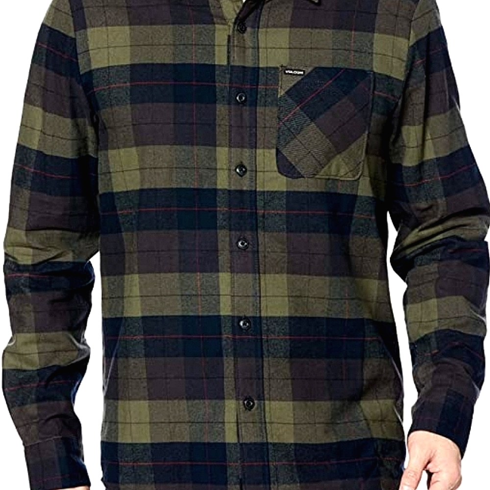 Volcom Men's Plaid Medium New With Tags